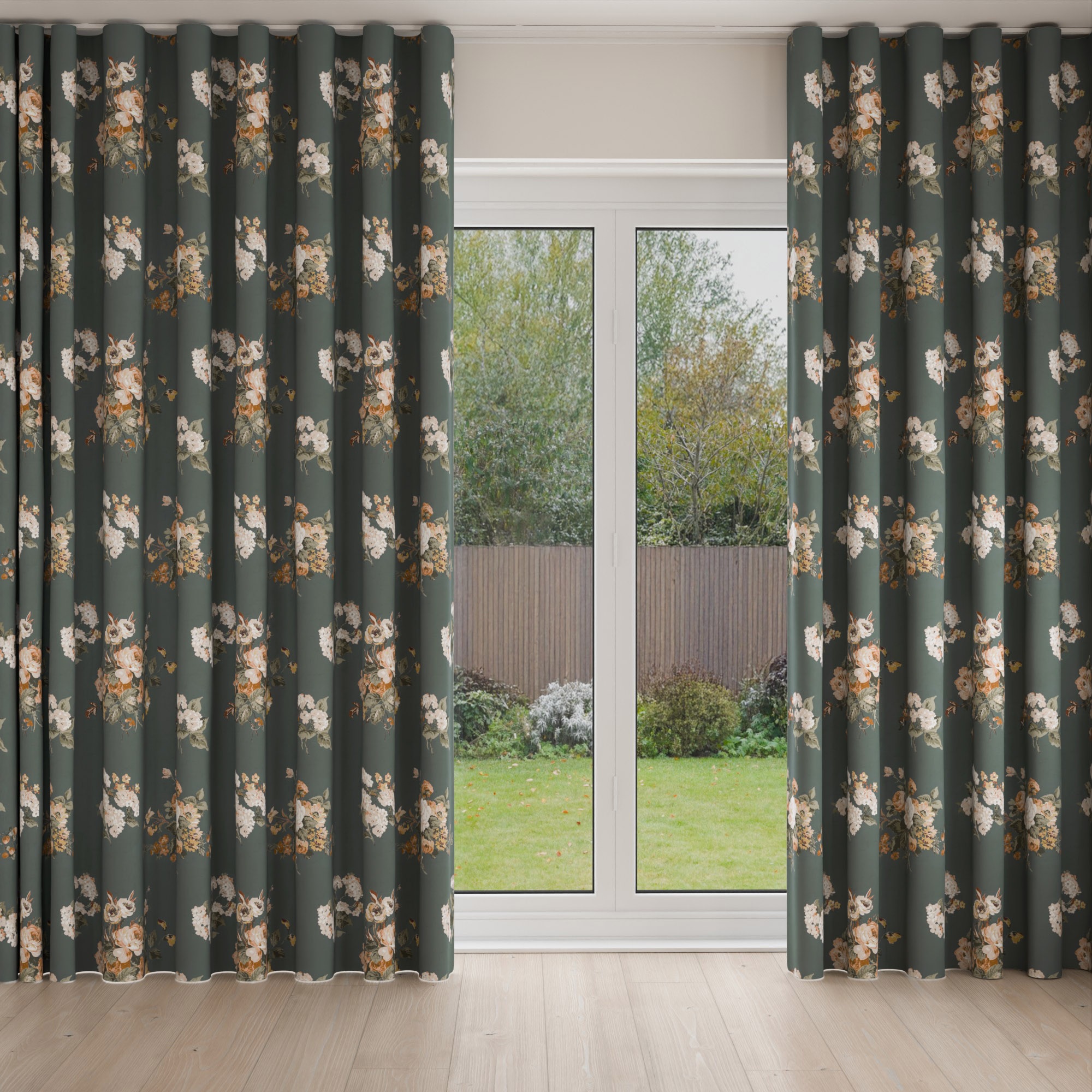 Laura Ashley Rosemore Fern Wave Curtain - Image 3