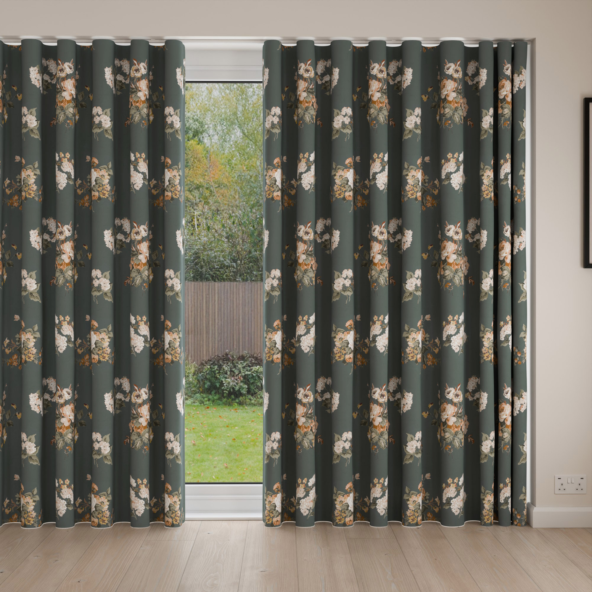 Laura Ashley Rosemore Fern Wave Curtain - Image 4