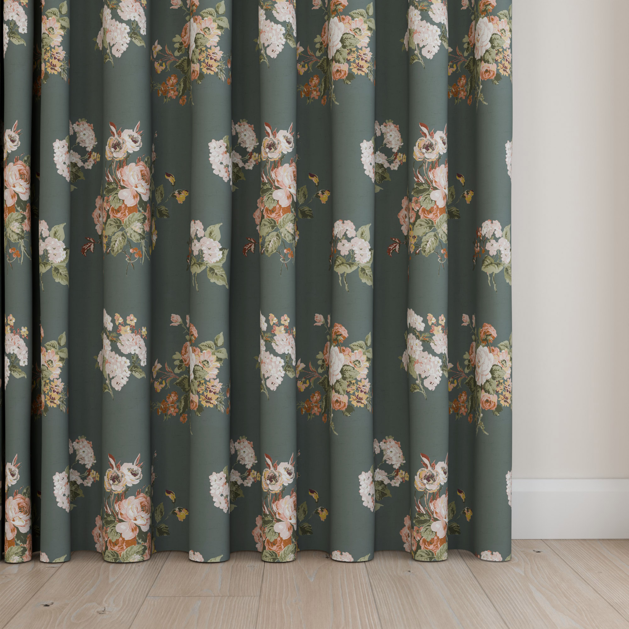 Laura Ashley Rosemore Fern Wave Curtain - Image 5