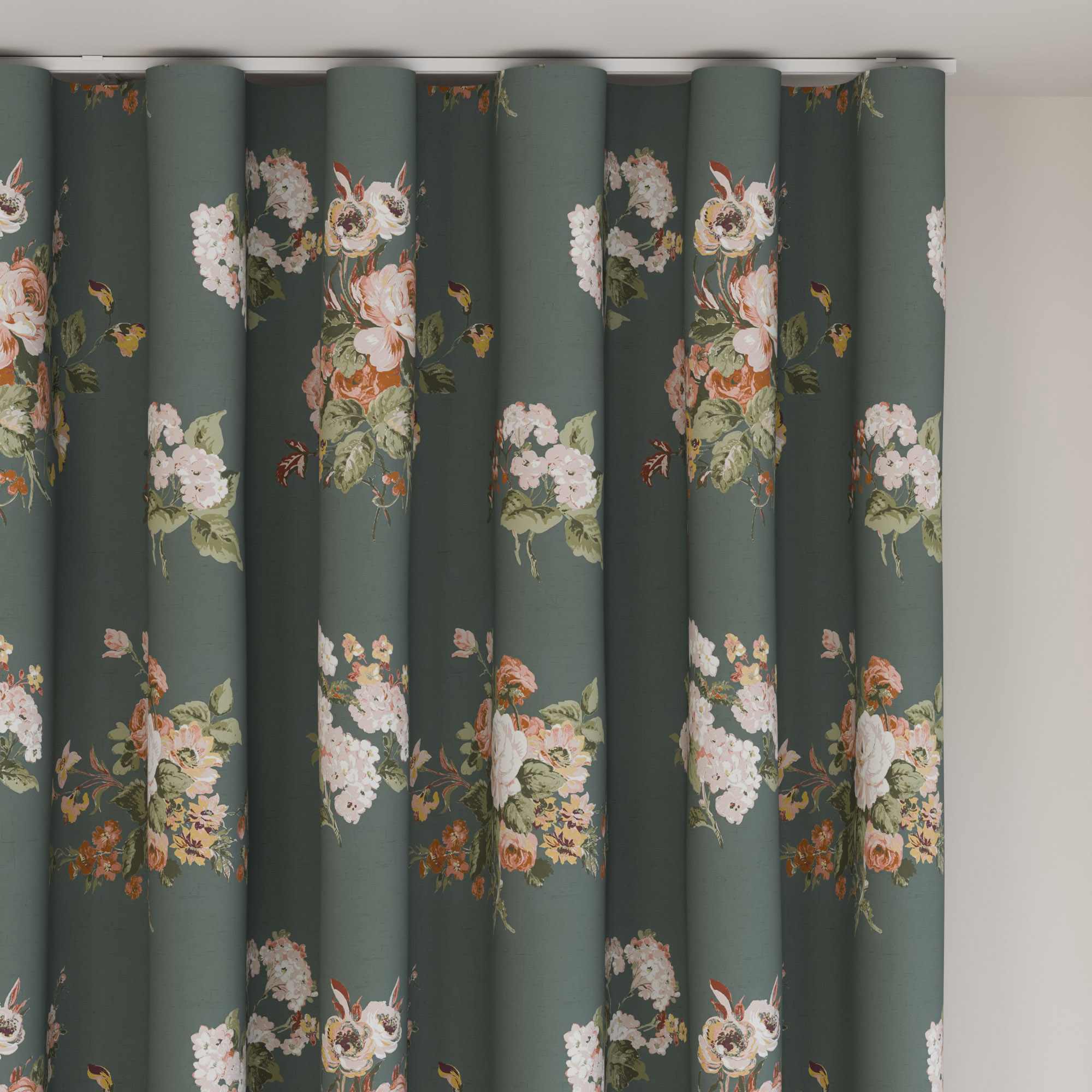Laura Ashley Rosemore Fern Wave Curtain - Image 6