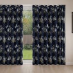 Laura Ashley Rosemore Midnight Wave Curtain