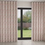 Laura Ashley Rowena Peony Pink Wave Curtain