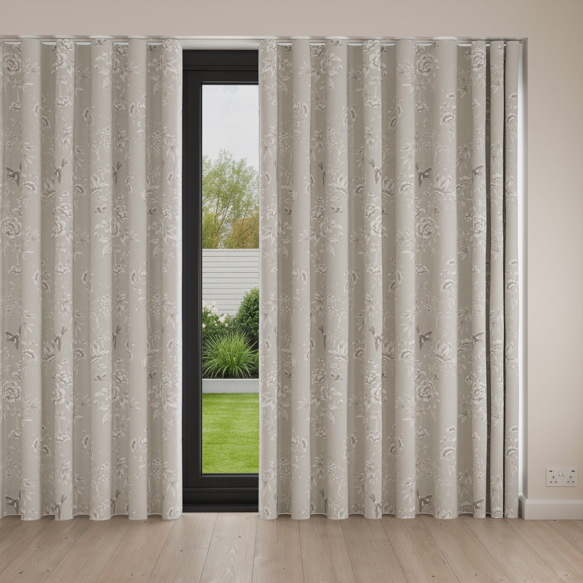 Laura Ashley Rowsham Natural Wave Curtain - Image 4