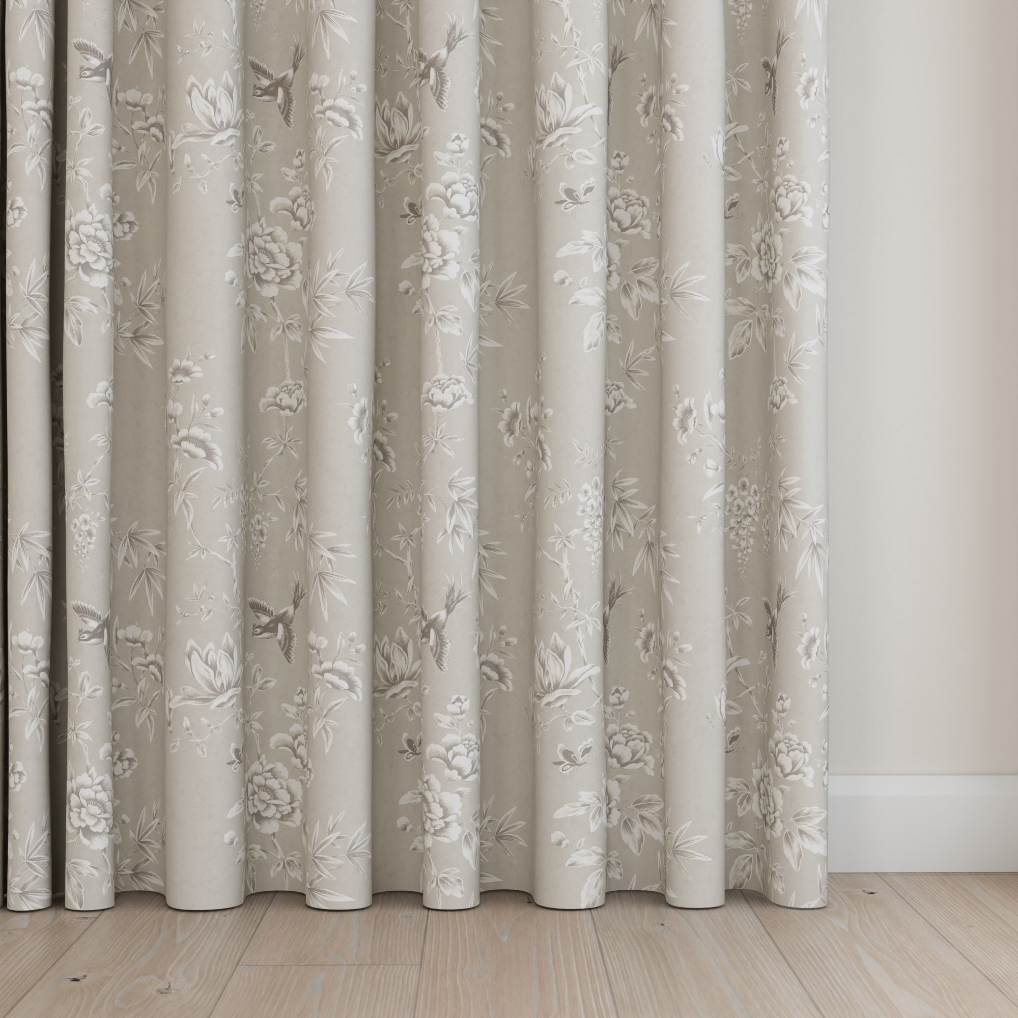 Laura Ashley Rowsham Natural Wave Curtain - Image 5