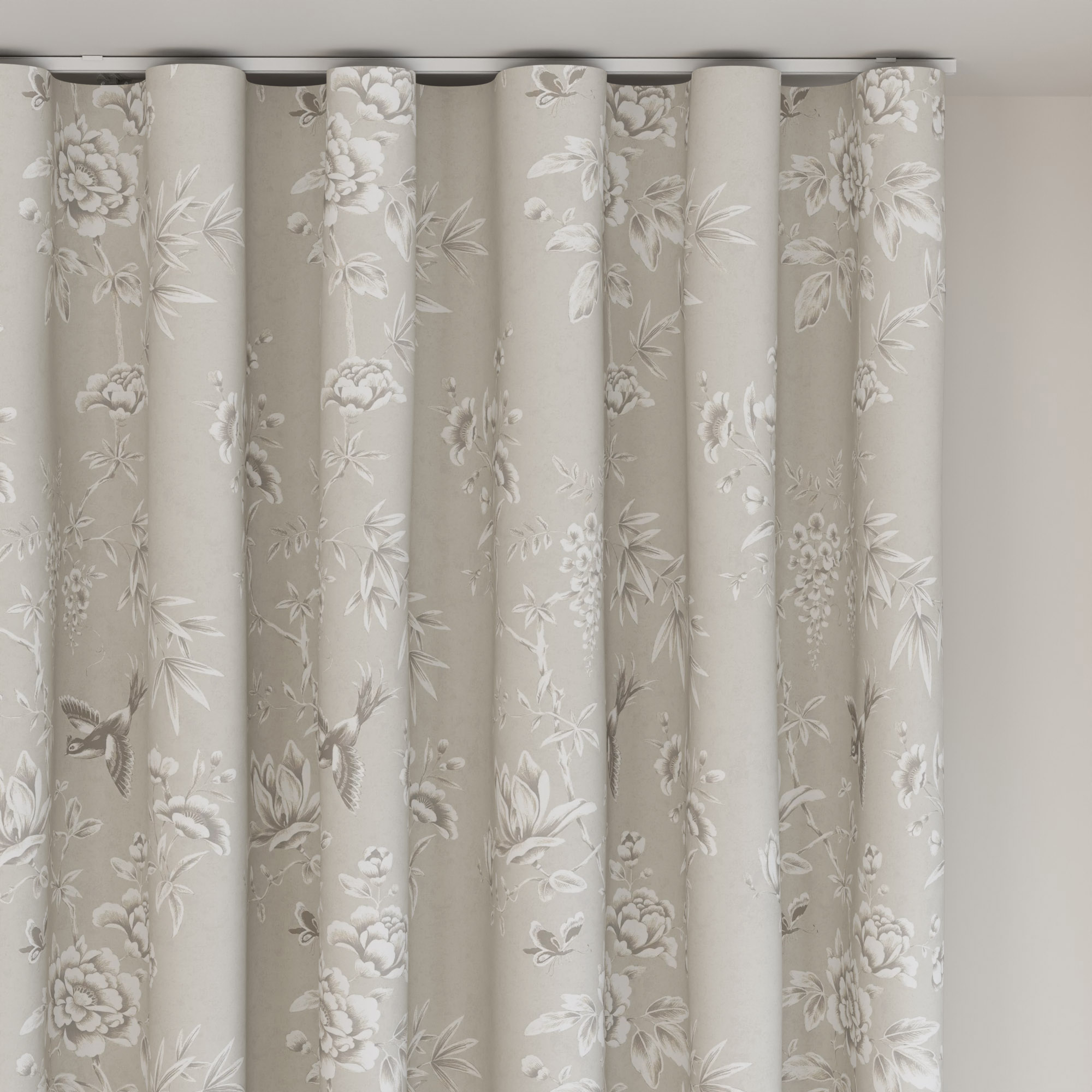 Laura Ashley Rowsham Natural Wave Curtain - Image 6