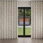 Laura Ashley Rye Dove Grey Wave Curtain