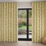 Laura Ashley Rye Gold Wave Curtain