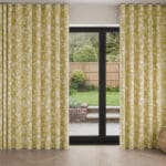 Laura Ashley Rye Gold Wave Curtain