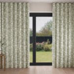 Laura Ashley Rye Hedgerow Green Wave Curtain