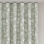 Laura Ashley Rye Hedgerow Green Wave Curtain