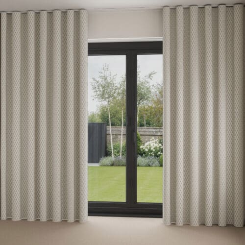 Laura Ashley Saron Almond Wave Curtain