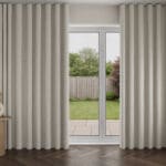 Laura Ashley Saron Silver Wave Curtain
