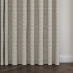 Laura Ashley Saron Silver Wave Curtain
