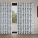 Laura Ashley Stocks Blue Sky Wave Curtain