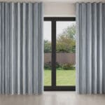 Laura Ashley Suffolk Stripe Seaspray Wave Curtain