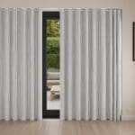 Laura Ashley Suffolk Stripe Slate Wave Curtain