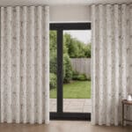 Laura Ashley Summer Palace Dove Grey Wave Curtain