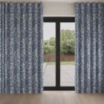 Laura Ashley Summerhill Midnight Navy Wave Curtain