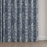 Laura Ashley Summerhill Midnight Navy Wave Curtain