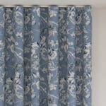 Laura Ashley Summerhill Midnight Navy Wave Curtain