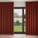 Laura Ashley Swanson Crimson Wave Curtain