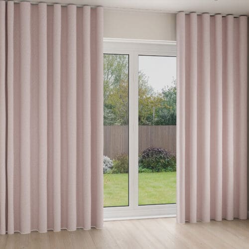 Laura Ashley Sycamore Blush Wave Curtain