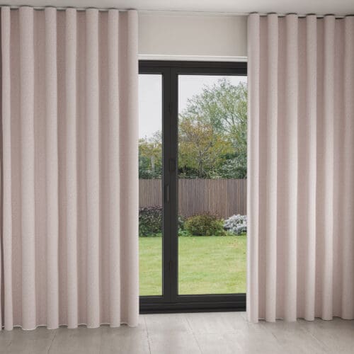Laura Ashley Sycamore Off White/Blush Wave Curtain