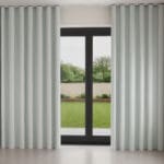 Laura Ashley Sycamore Pale Seaspray Wave Curtain