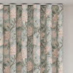 Laura Ashley Tapestry Floral Chenille Blush Wave Curtain