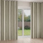 Laura Ashley Tiverton Stripe Steel Wave Curtain