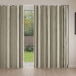 Laura Ashley Tiverton Stripe Steel Wave Curtain