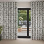 Laura Ashley Toile De Jouy Dark Seaspray Wave Curtain