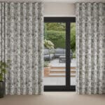 Laura Ashley Toile De Jouy Dark Seaspray Wave Curtain