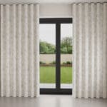 Laura Ashley Toile De Jouy Silver Wave Curtain