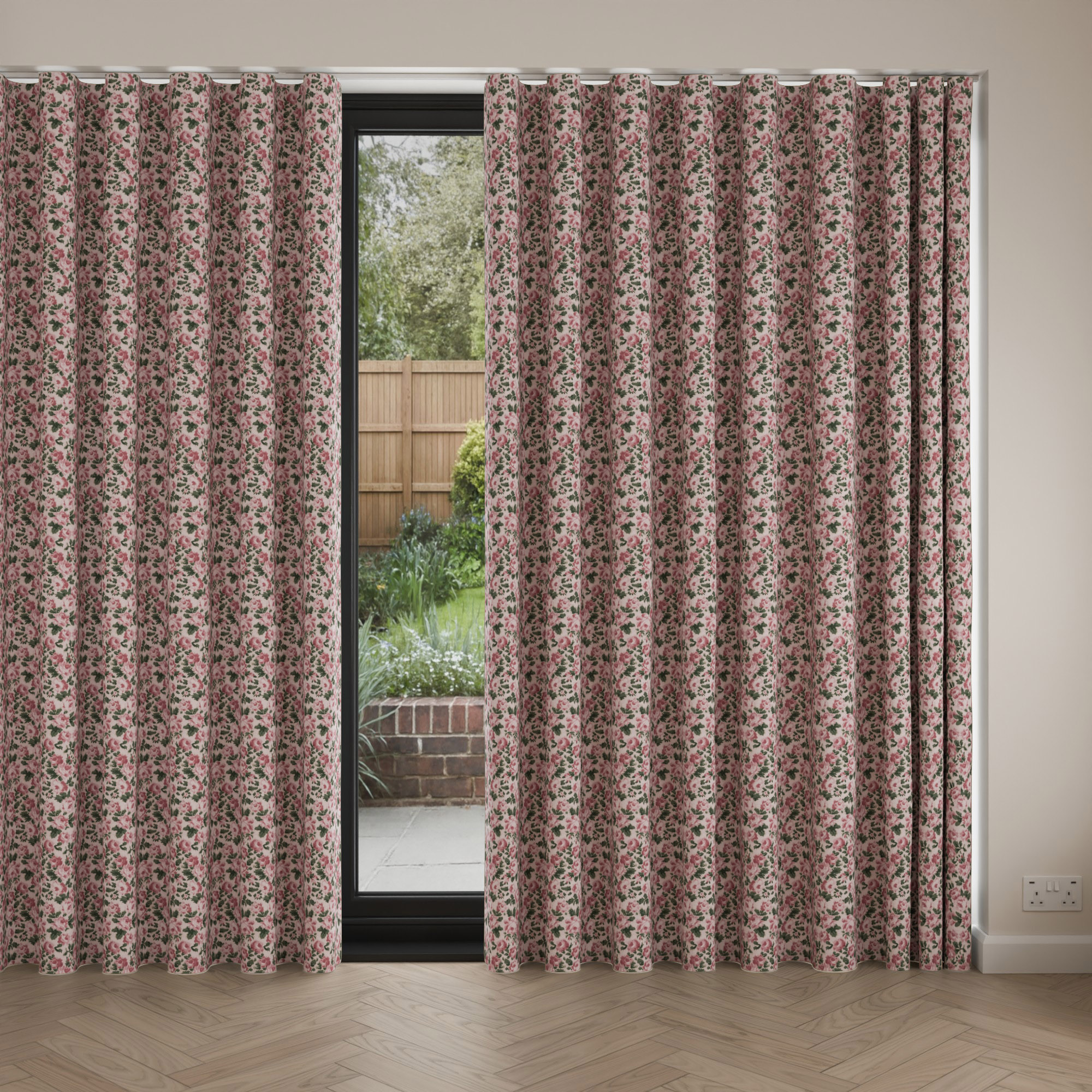 Laura Ashley Tollymore Mulberry Wave Curtain - Image 4