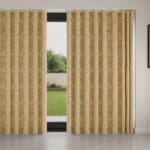 Laura Ashley Trecastle Ochre Wave Curtain