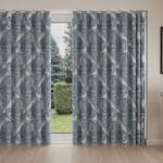 Laura Ashley Tregaron Midnight Blue Wave Curtain