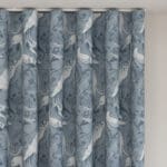 Laura Ashley Tregaron Midnight Blue Wave Curtain