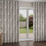 Laura Ashley Tregaron Silver Wave Curtain