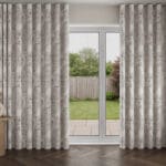 Laura Ashley Tregaron Silver Wave Curtain