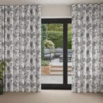 Laura Ashley Tuileries Charcoal Wave Curtain