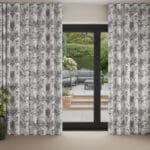 Laura Ashley Tuileries Charcoal Wave Curtain