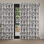 Laura Ashley Tuileries Charcoal Wave Curtain