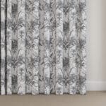 Laura Ashley Tuileries Charcoal Wave Curtain
