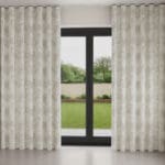 Laura Ashley Tulleries Dove Grey Wave Curtain