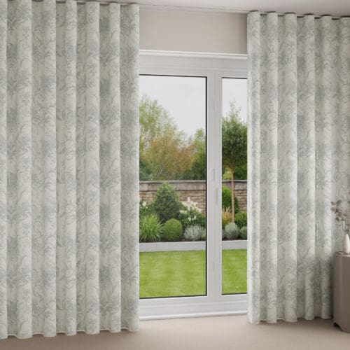 Laura Ashley Tulleries Duckegg Wave Curtain
