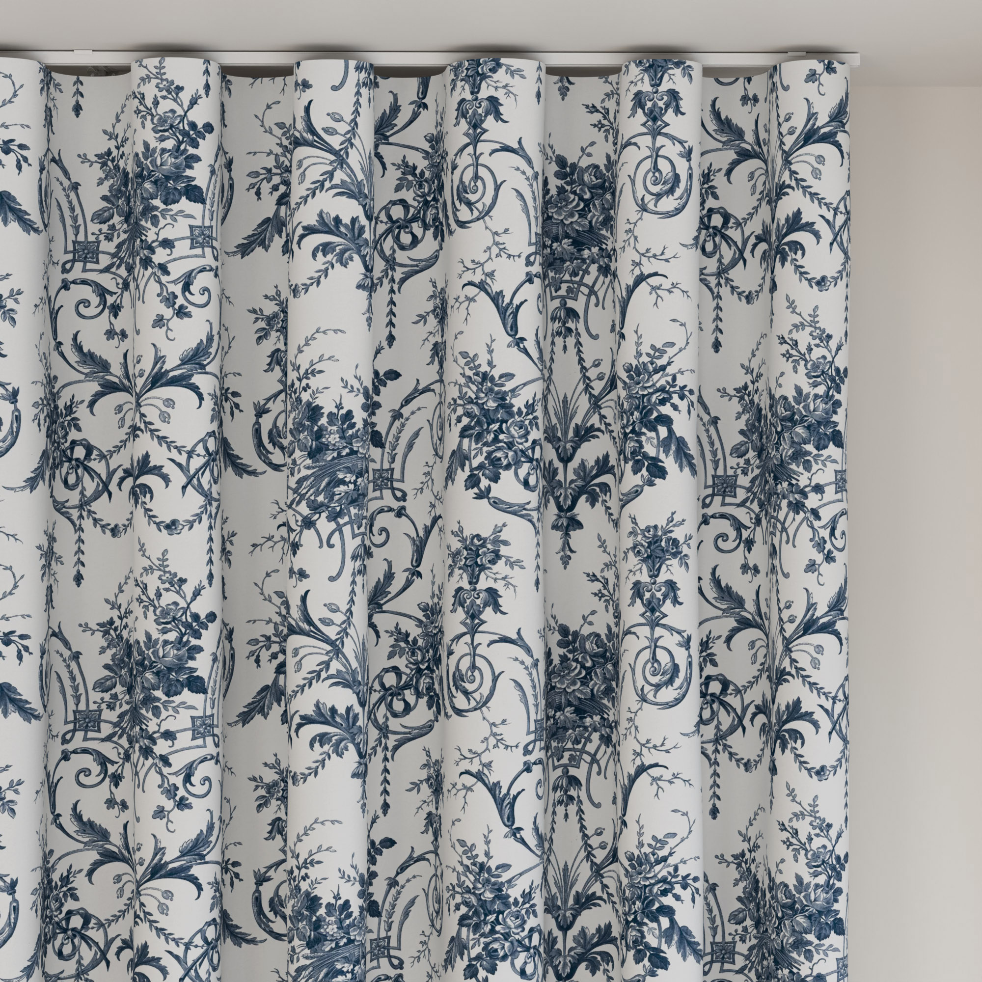 Laura Ashley Tulleries Midnight Wave Curtain - Image 6