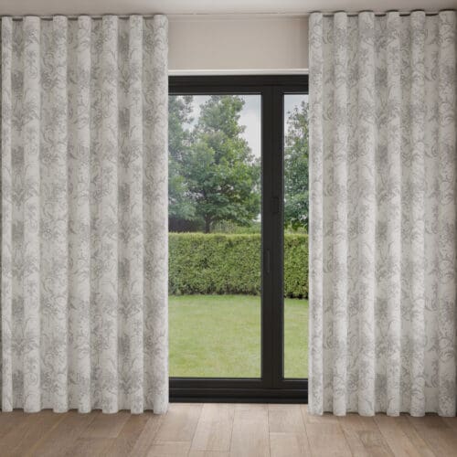 Laura Ashley Tulleries Steel Wave Curtain
