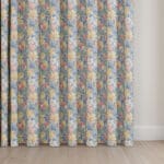 Laura Ashley Tulips China Blue Wave Curtain