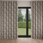 Laura Ashley Tulips Dusky Seaspray Wave Curtain